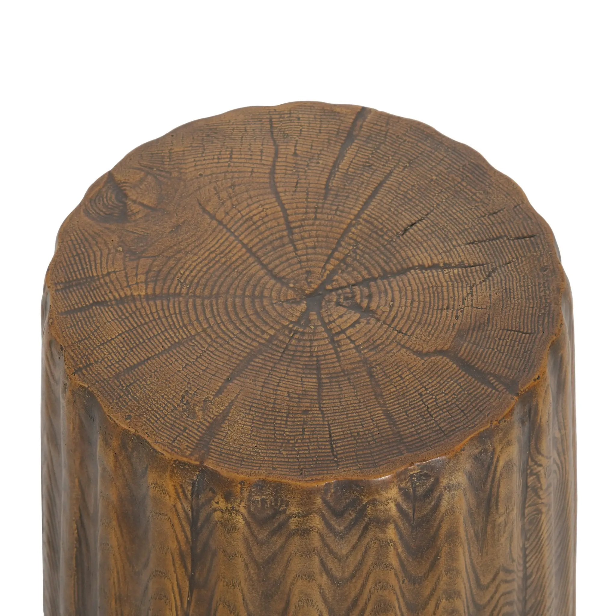 MGO Outdoor Indoor Side Table - Tree Stump Style by HouseOfZazla
