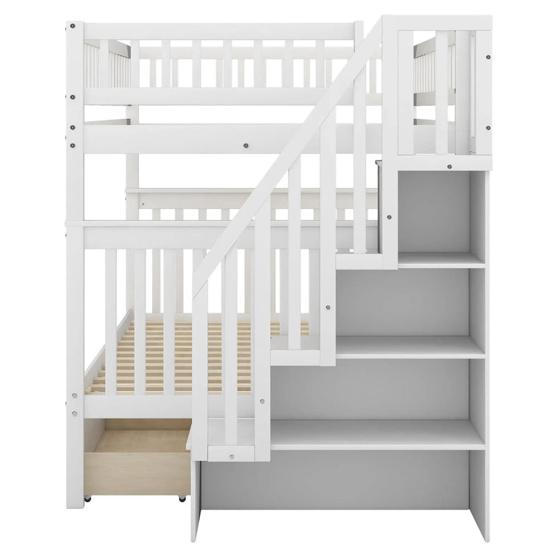 Bunk Bed With Staircase by HouseOfZazla