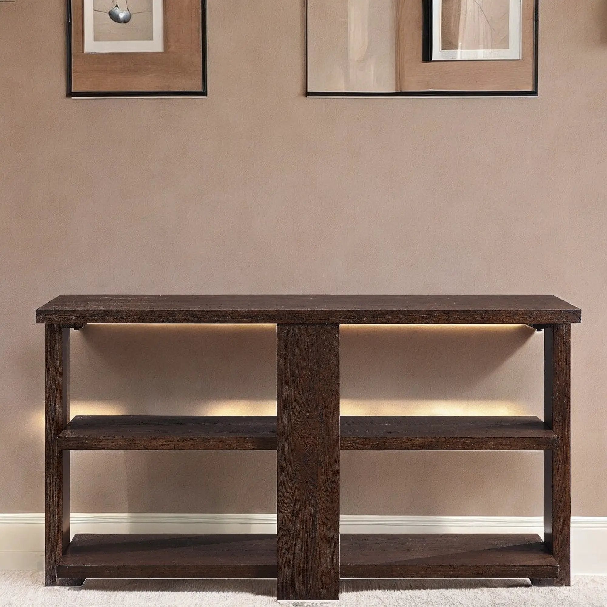 Niamey - Sofa Table - Walnut by HouseOfZazla