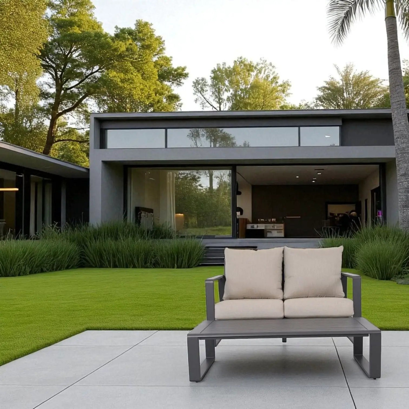 Sofa With Rectangular Coffee Table by Unique Piece Furniture