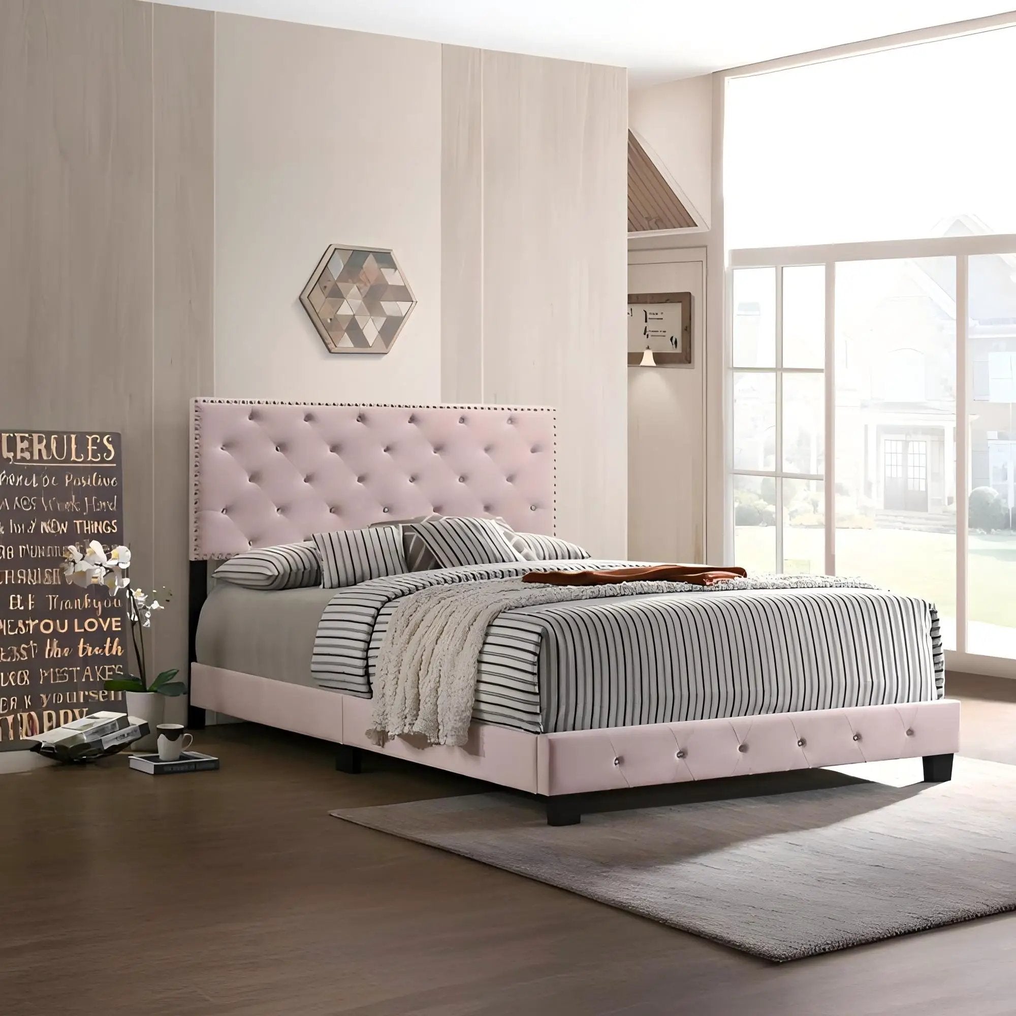 Luxurious Upholstered Bed by HouseOfZazla