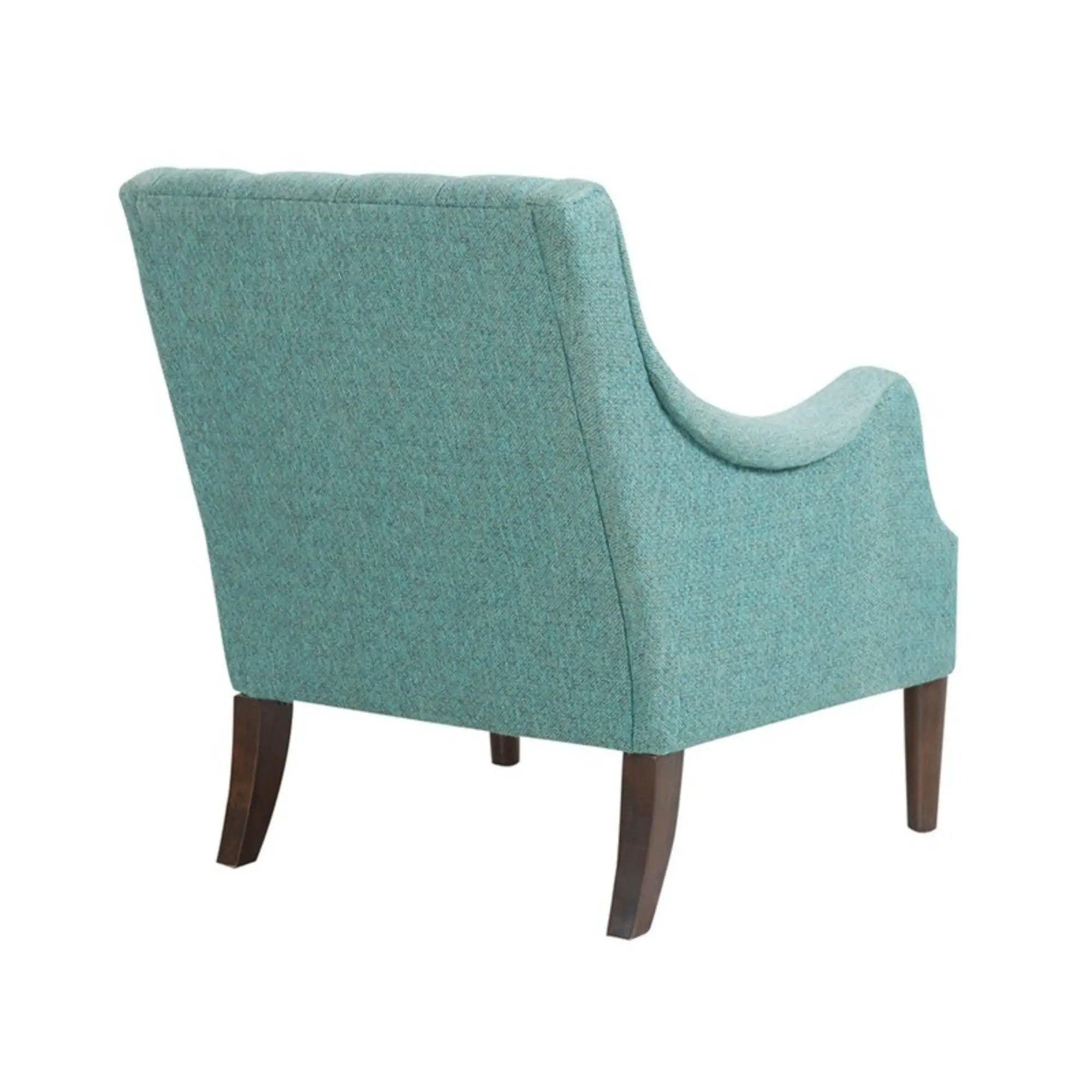 Qwen - Button Tufted Accent Chair With - Teal by Unique Piece Furniture