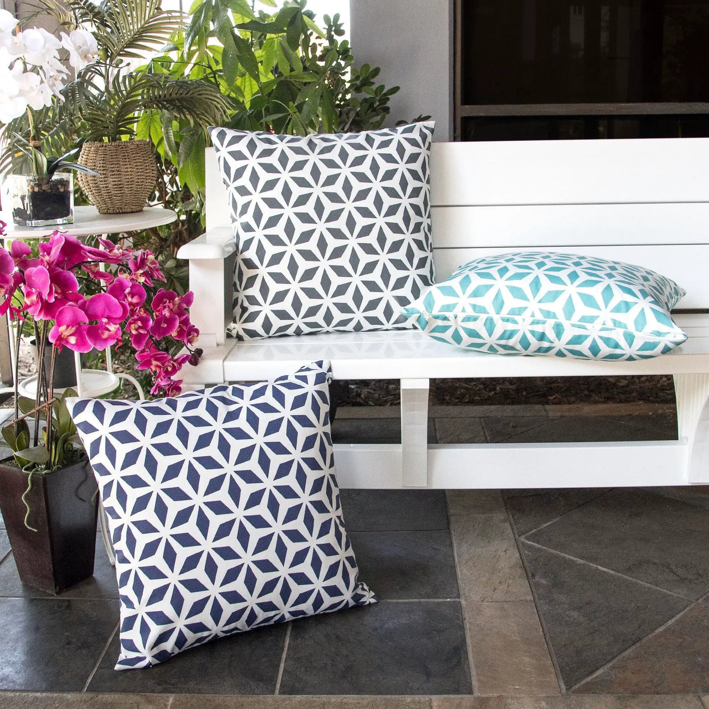 Crystal Burst - Outdoor & Indoor Pillow by Unique Piece Furniture