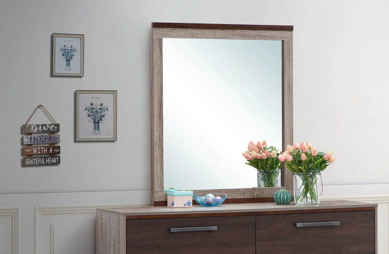 Magnolia - Mirror - Gray / Brown by Unique Piece Furniture