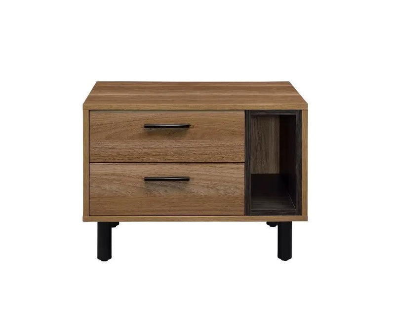 Trolgar - Accent Table - Brown Oak & Black by Unique Piece Furniture