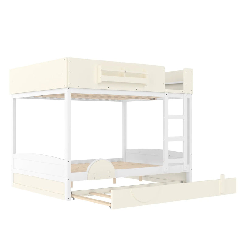 Queen Bunk Bed with Trundle by HouseOfZazla