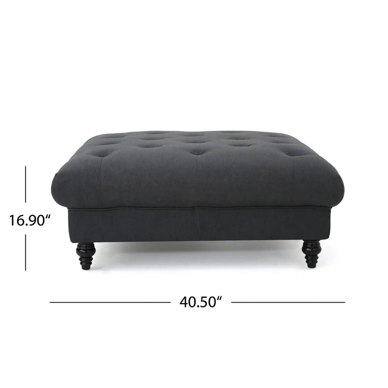 Madrid Tufted Ottoman Footrest by HouseOfZazla
