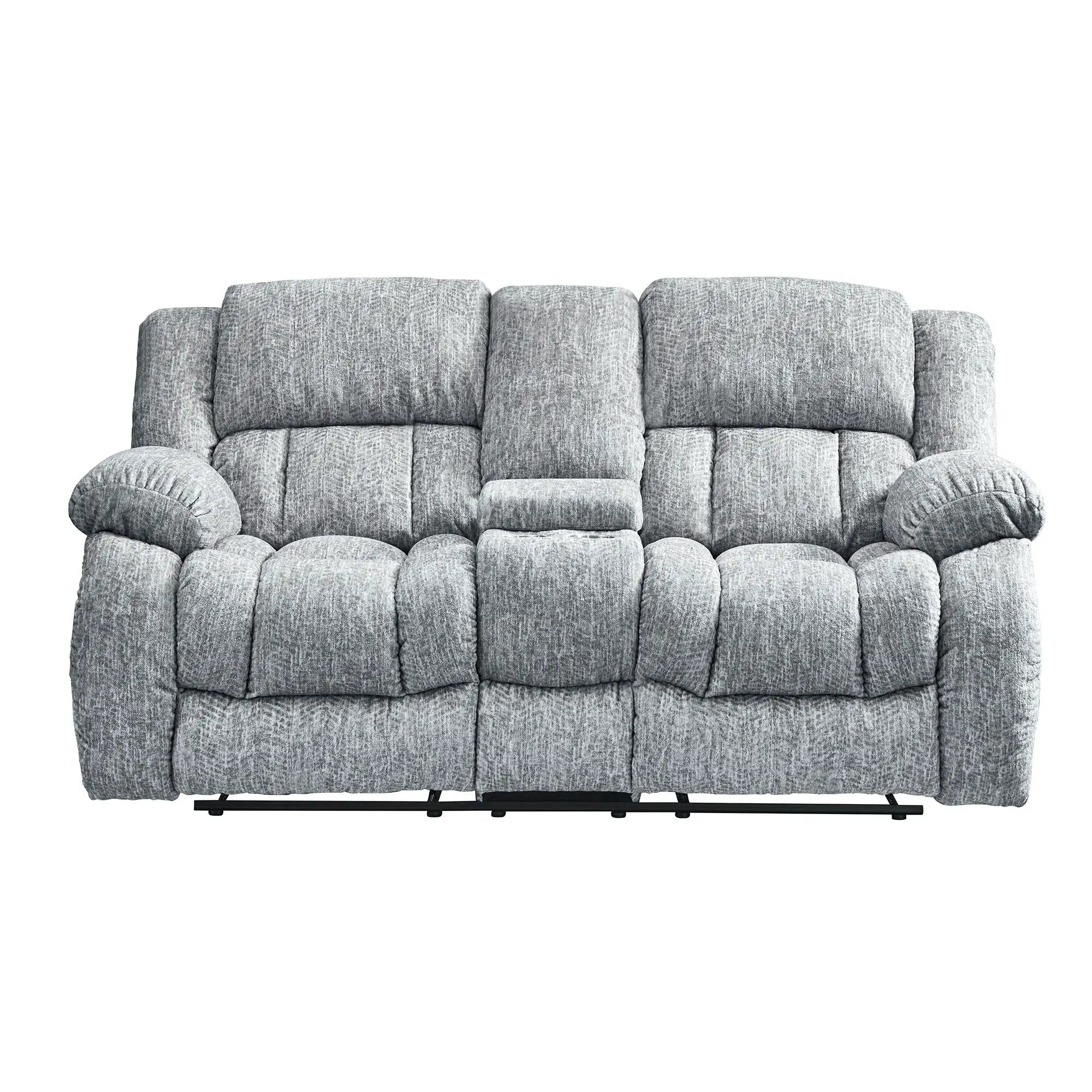 Stonic - Console Reclining Loveseat by HouseOfZazla