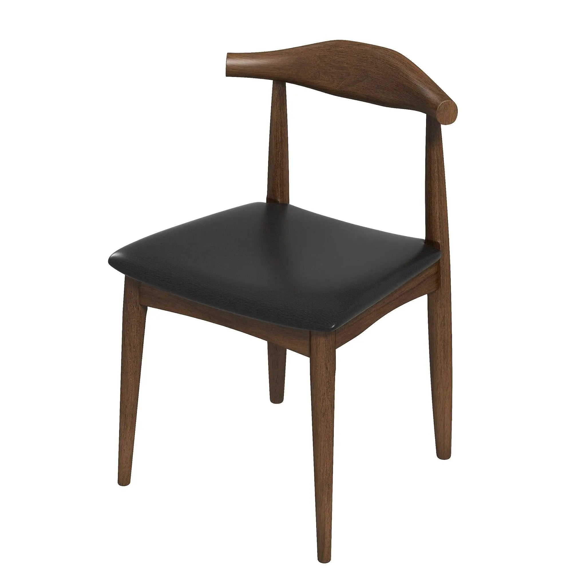 Destiny - Dining Chairs (Set of 2) - Black / Dark Brown by Unique Piece Furniture