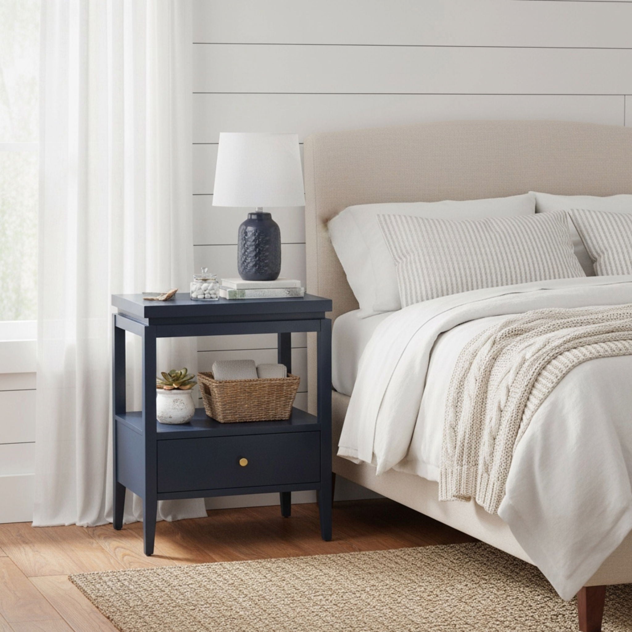 Olana -1 Drawer Nightstand With Floating Top Design by HouseOfZazla
