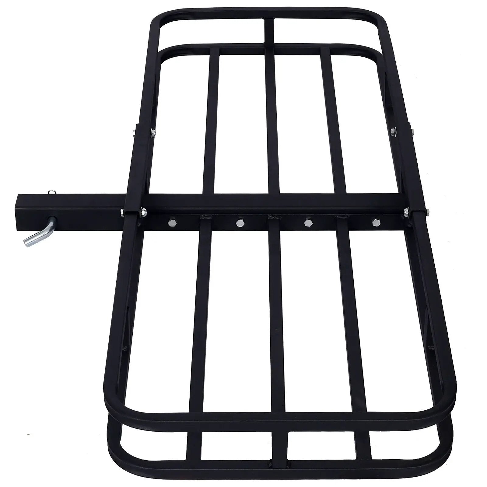 Heavy Duty Steel Hitch Mount Cargo Carrier Rack For SUV, Truck, Car With 2" Receiver - Black by HouseOfZazla