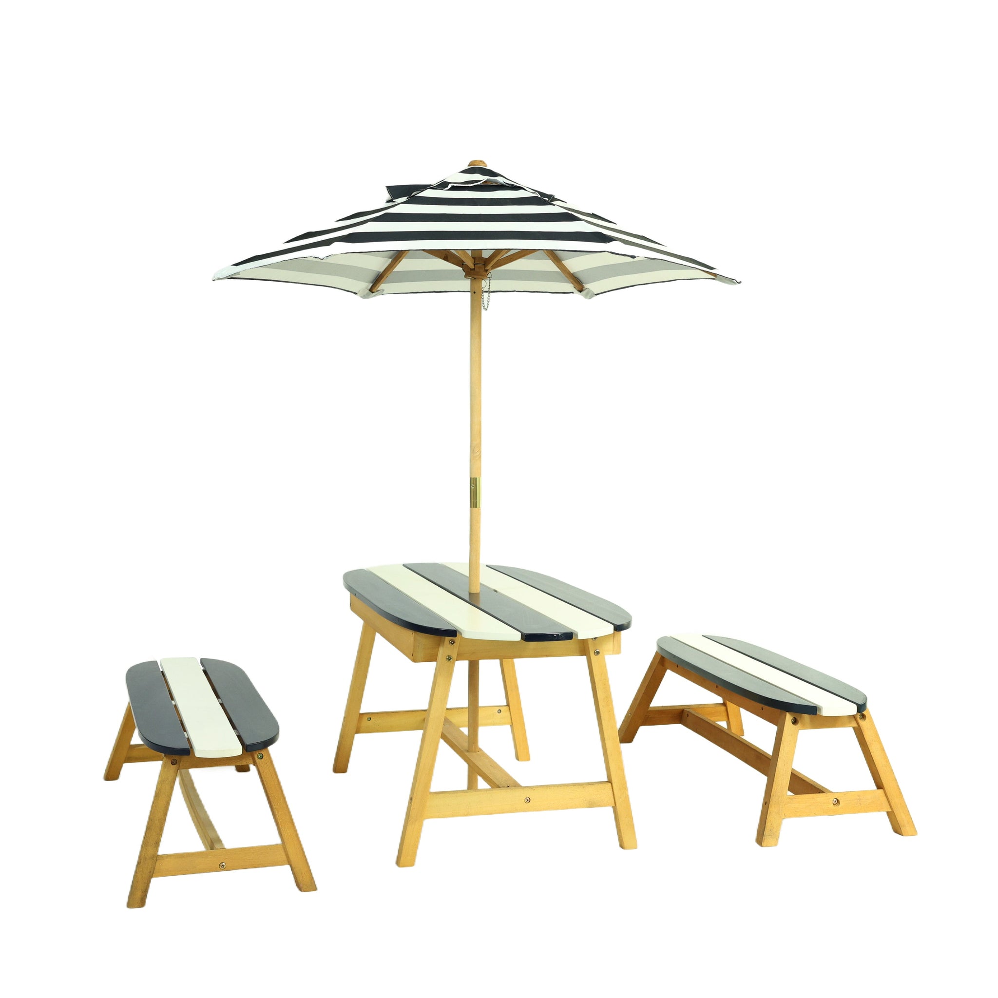 Naturally Playful Kids Picnic Table with Umbrella by HouseOfZazla