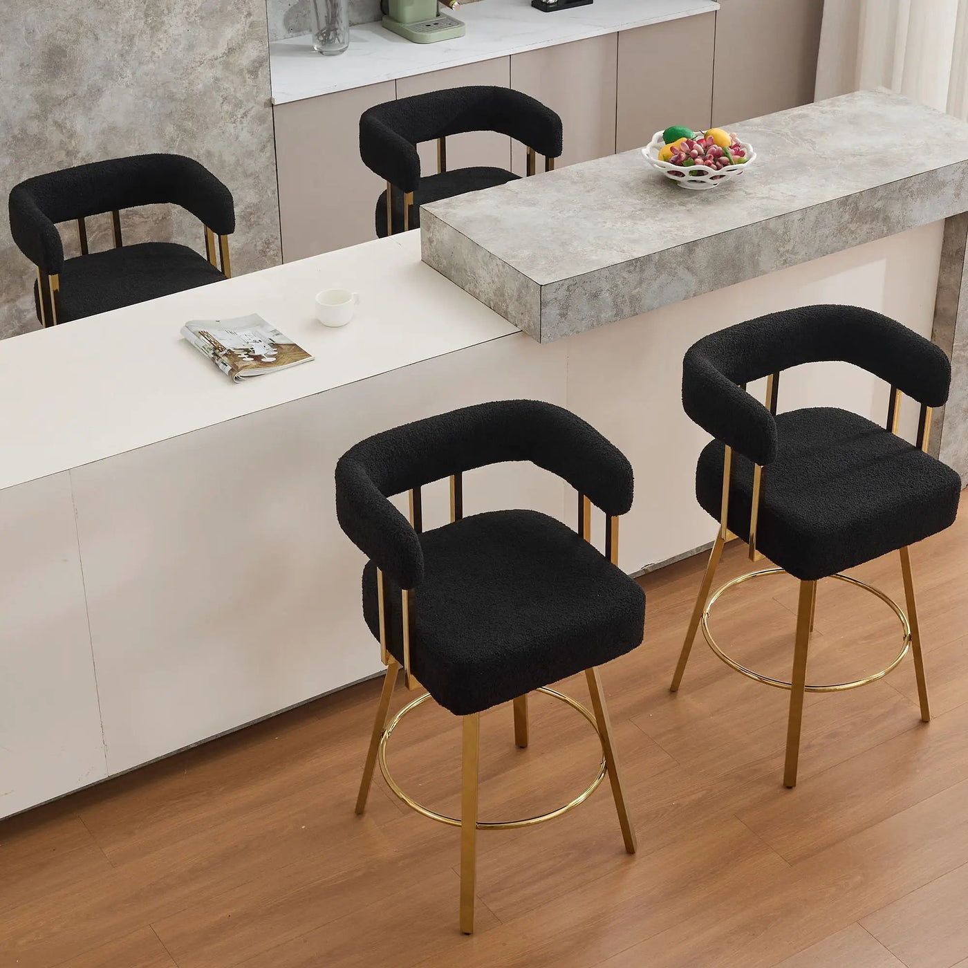 Decorative Upholstered Side Chair For Living Room (Set of 2) by HouseOfZazla