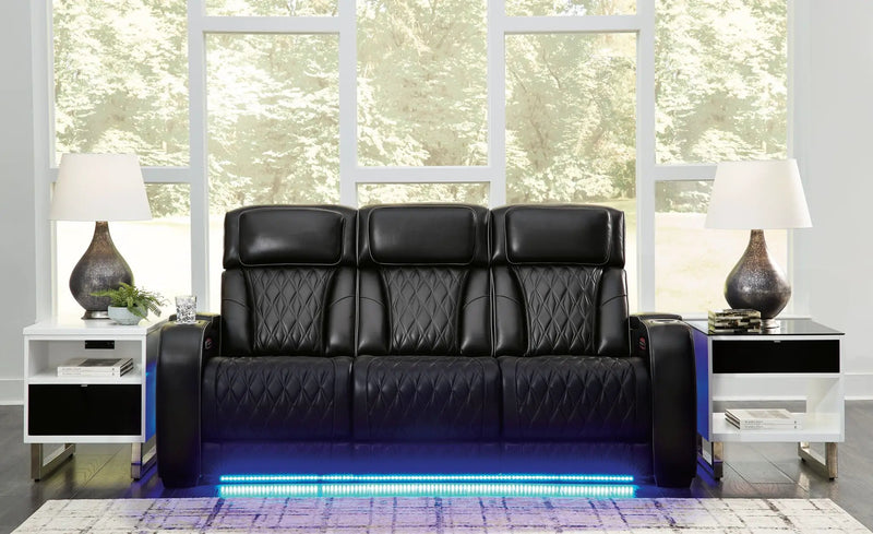 Boyington - Power Reclining Sofa With Adj Headrest by Unique Piece Furniture