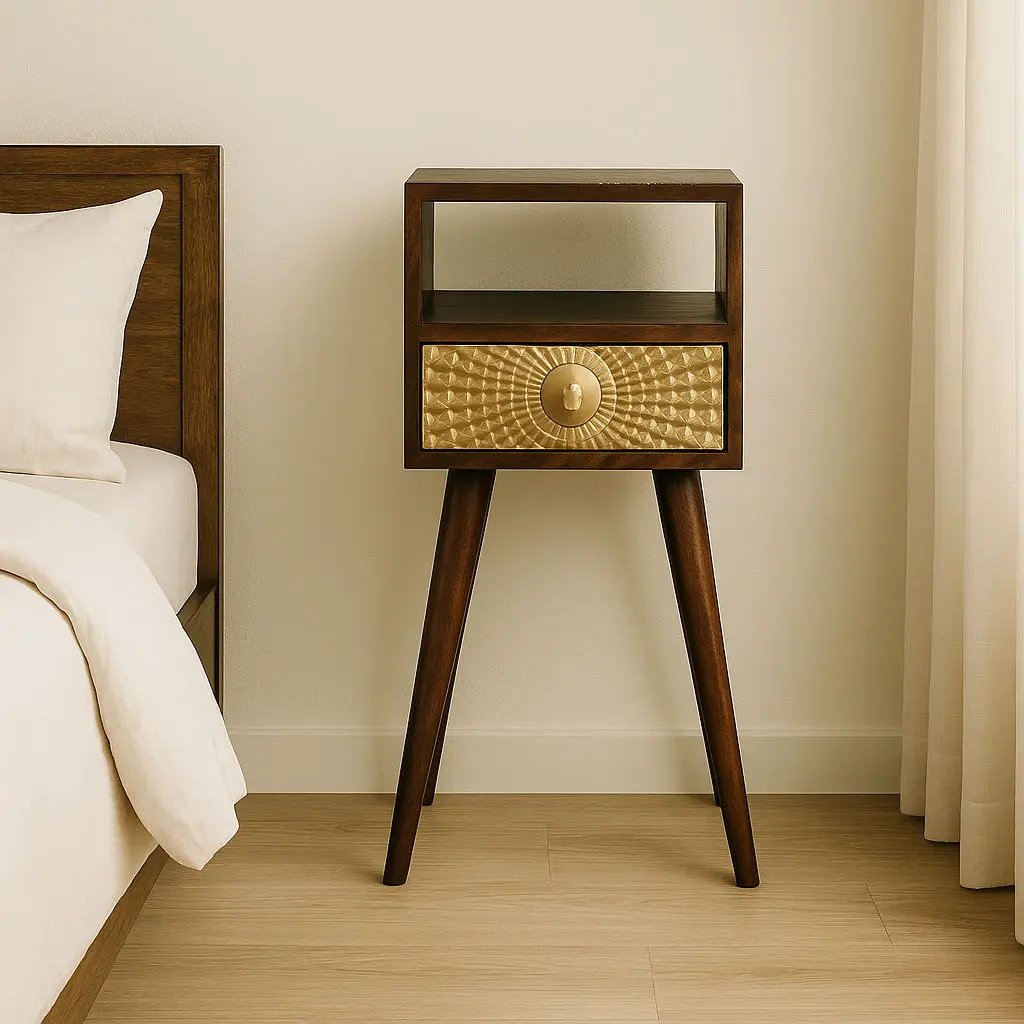 Eden - Mini Nightstand - Chestnut by HouseOfZazla