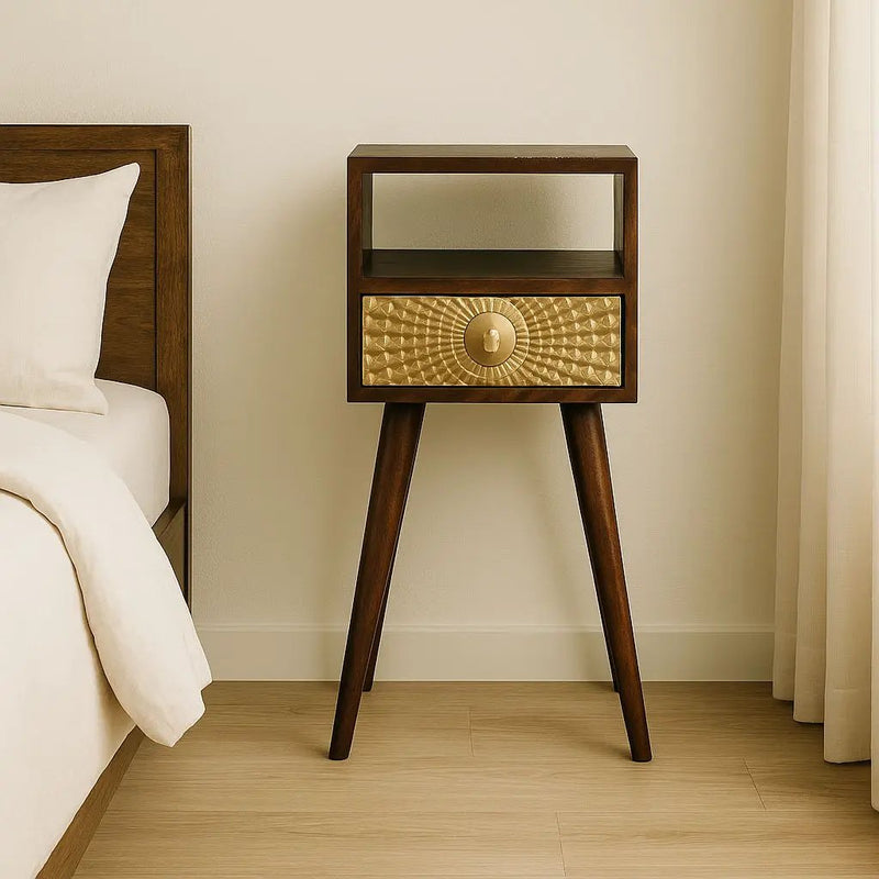 Eden - Mini Nightstand - Chestnut by HouseOfZazla