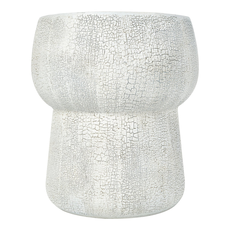 U_Style Outdoor Patio Accent Table With Crack Process by HouseOfZazla