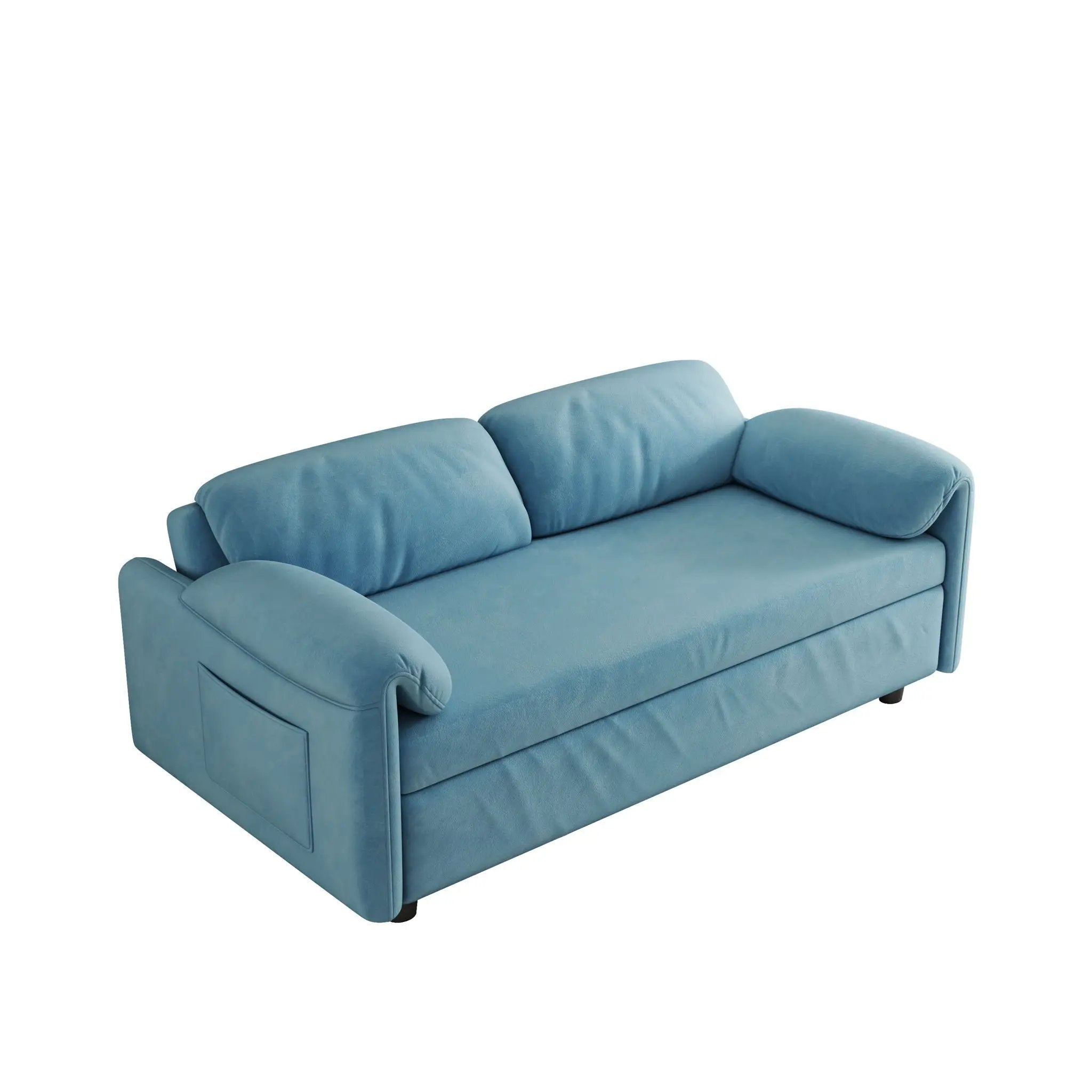 Sofa, Dual Purpose Lounge With Retractable Queen Size Bed by Unique Piece Furniture