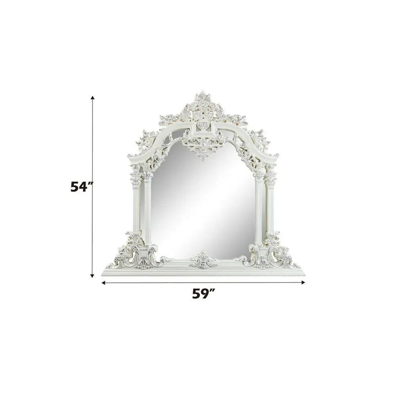 Vanaheim - 54" Mirror - Antique White by Unique Piece Furniture