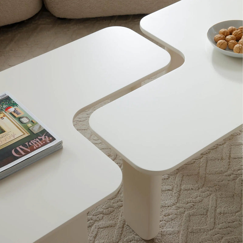 L-Shape Coffee Table For Living Room by Unique Piece Furniture