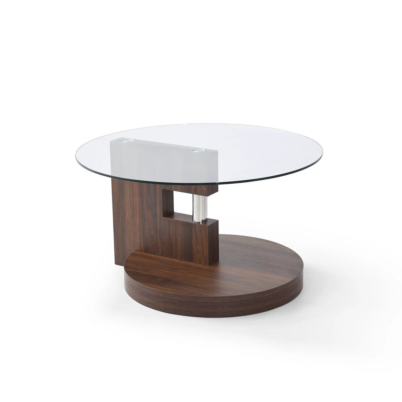 Modern and Practical Double-Layer Round Table by HouseOfZazla