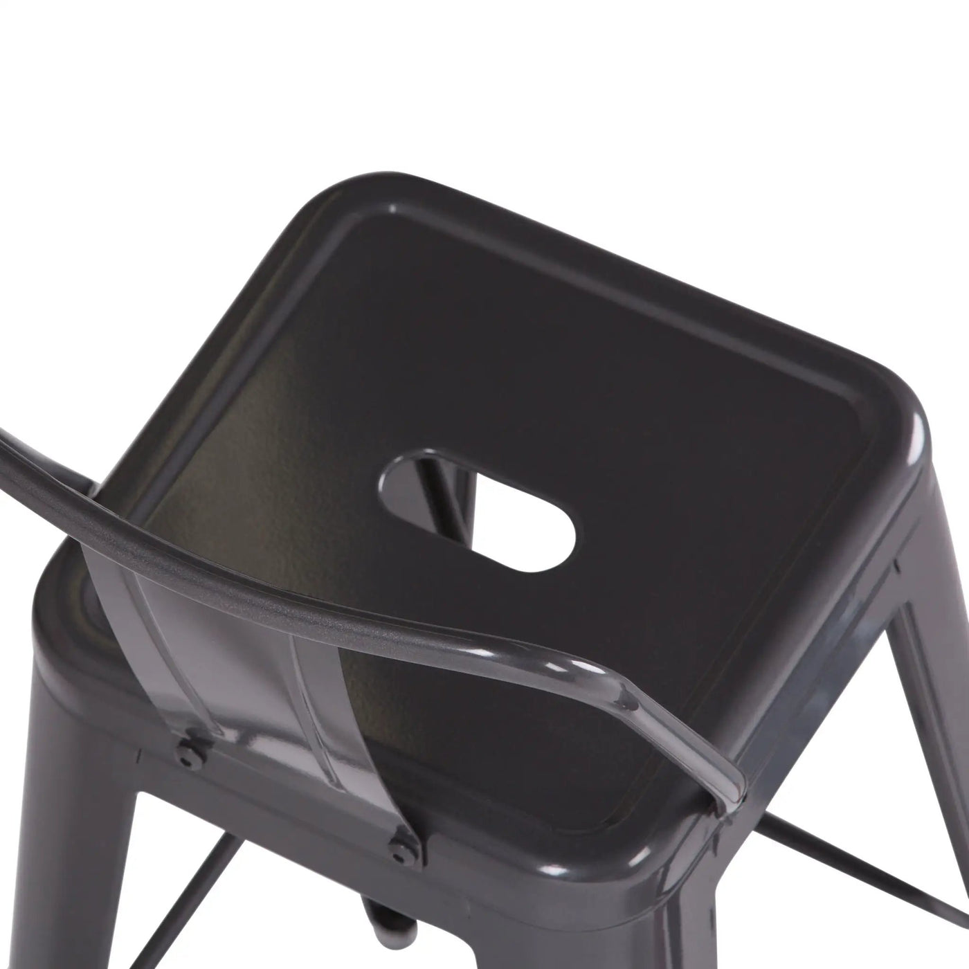 Rayne - Curved Back Metal Stool (Set of 2) by Unique Piece Furniture
