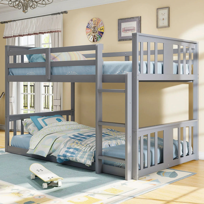 Solid Construction Bunk Bed & Ladder by Unique Piece Furniture