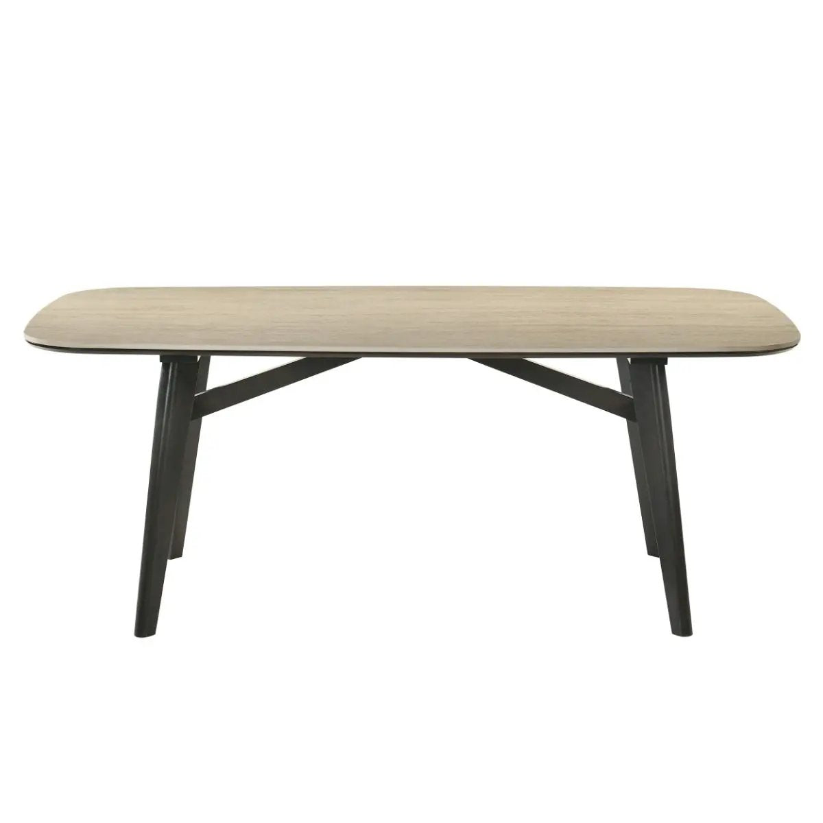 Lark - Dining Table - Travertine / Black by Unique Piece Furniture