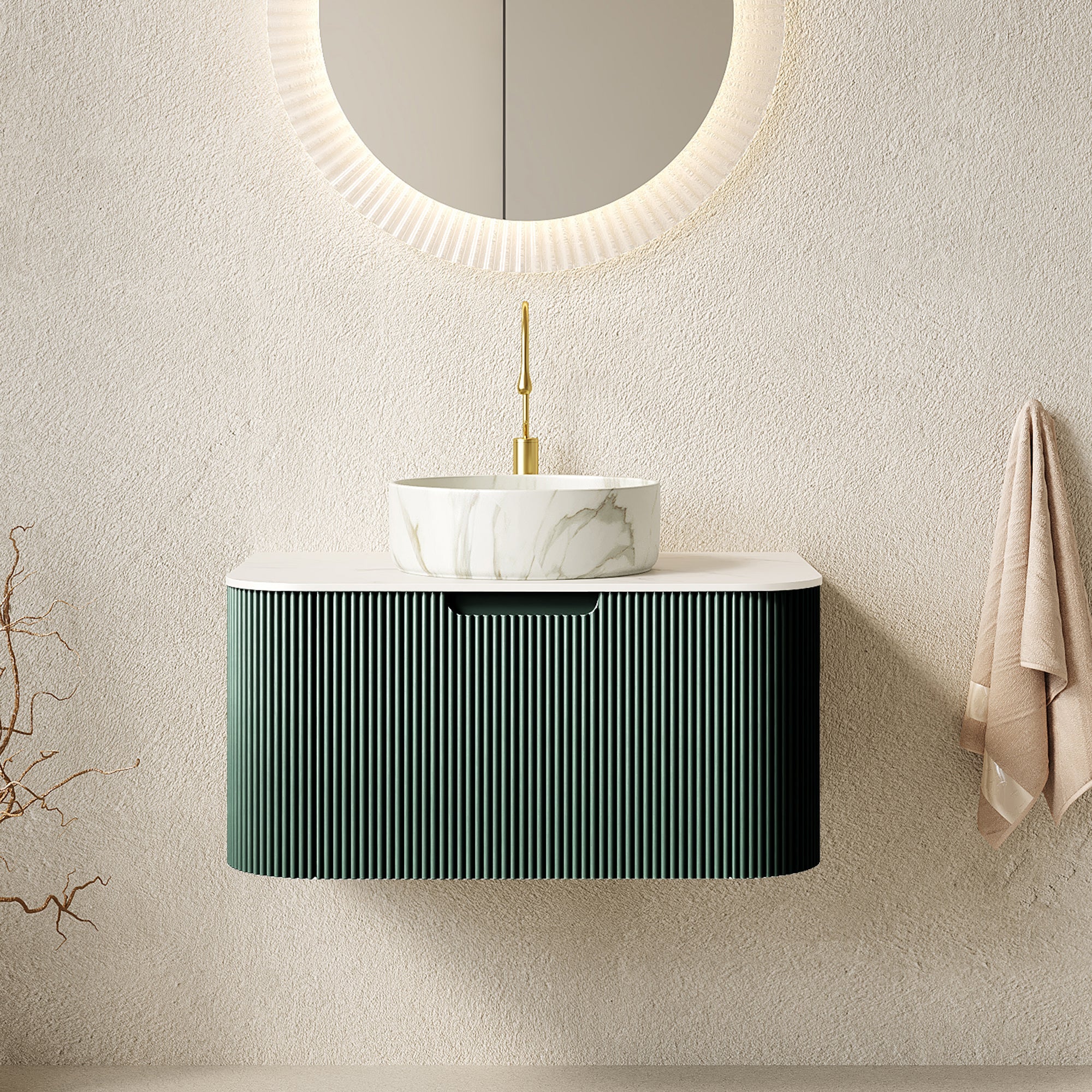 DINA 30" Bathroom Vanity and Sink by HouseOfZazla