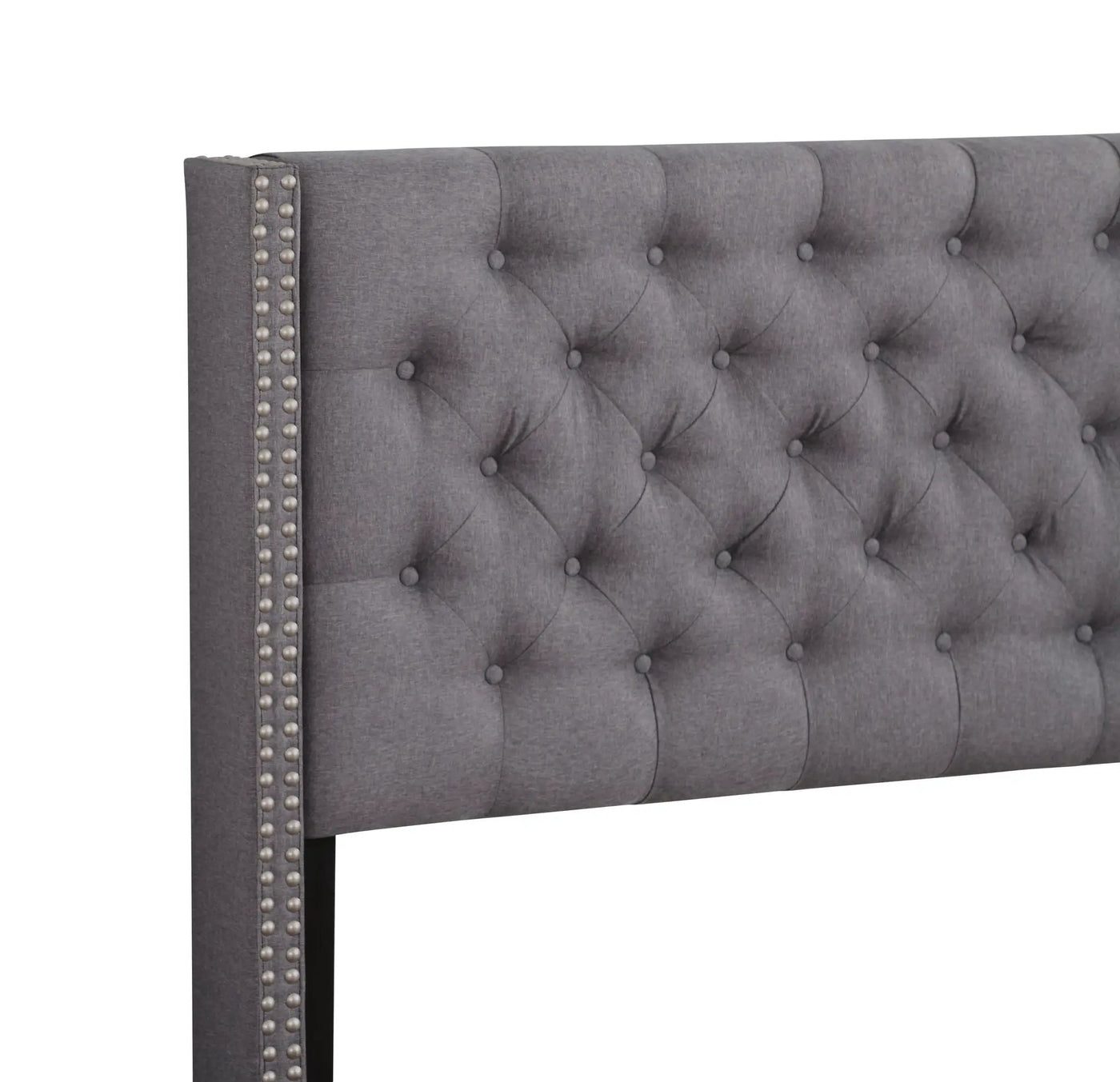 Nailhead Bed Transitional Vibrant by HouseOfZazla