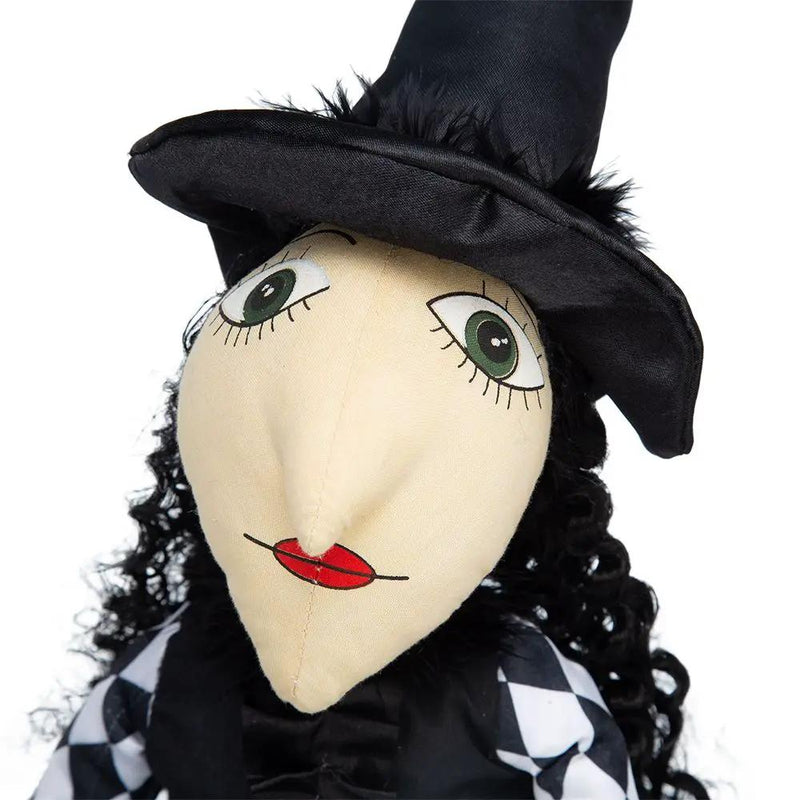 Halloween Sitting Witch Decor - Black by HouseOfZazla