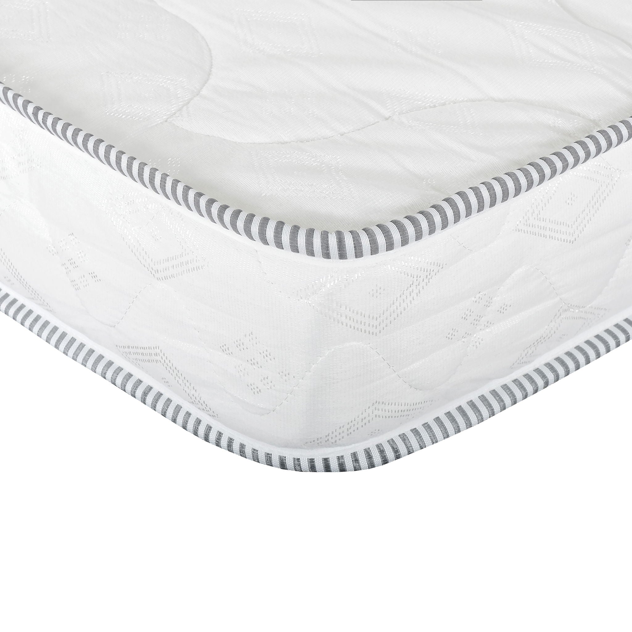 6" Reversible Mattress In A Box Pressure Relief And Cooling Technology - White - Full by HouseOfZazla