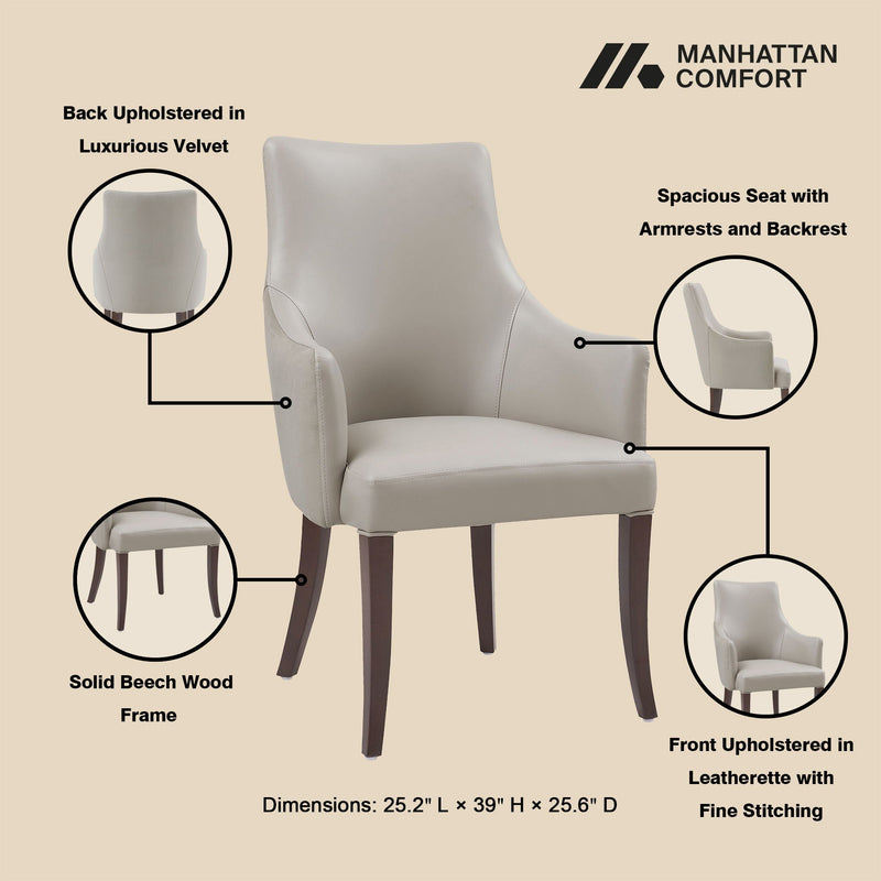 Connie - Armchair Dining Chair by HouseOfZazla