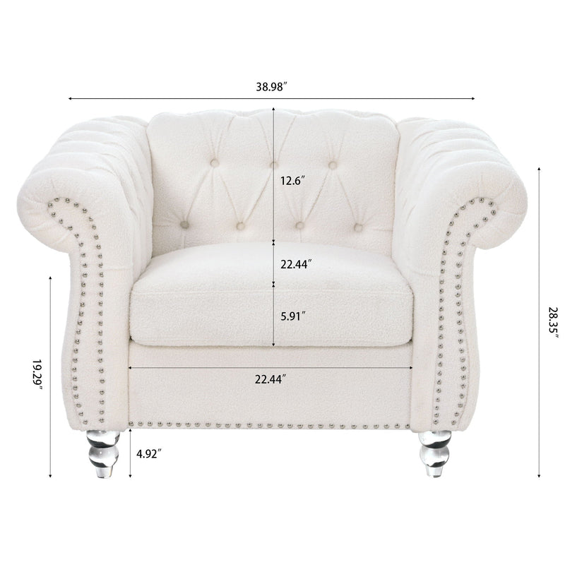 1 Seater Sofa For Living Room by HouseOfZazla