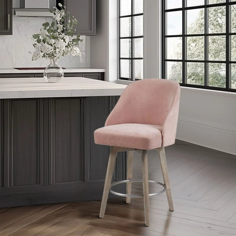 Pearce - Bar Stool With Swivel Seat by Unique Piece Furniture