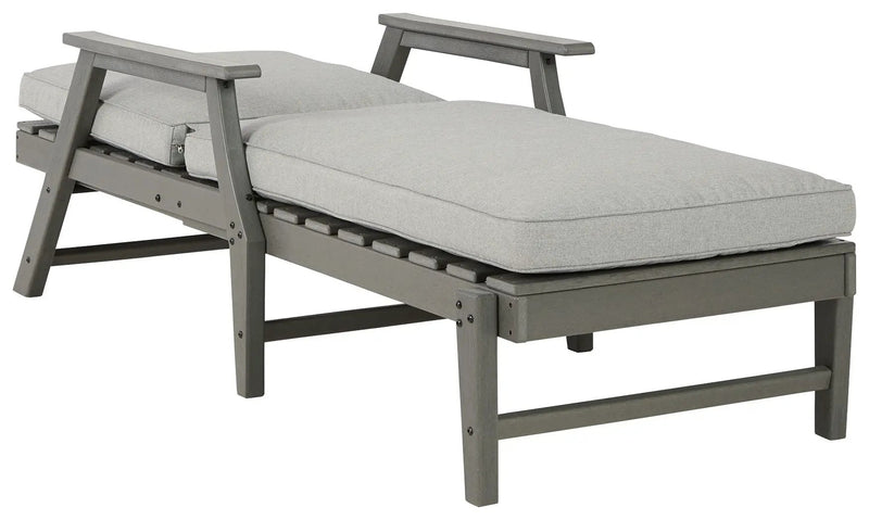 Visola - Chaise Lounge with Cushion - Gray by Unique Piece Furniture