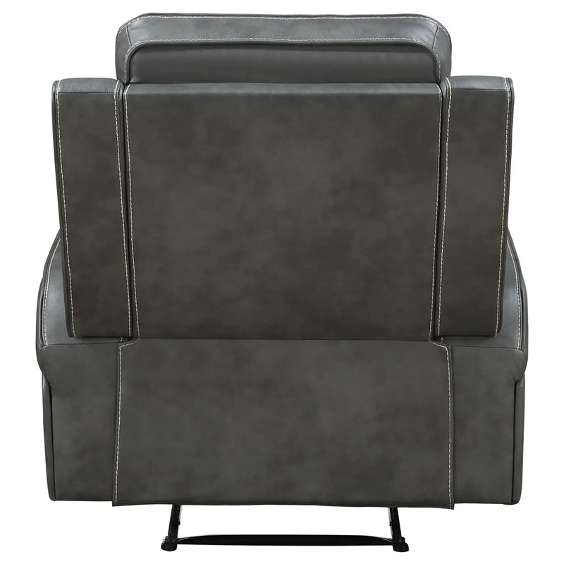 Forrest - Recliner Chair With Tufted Upholstery - Gray by HouseOfZazla