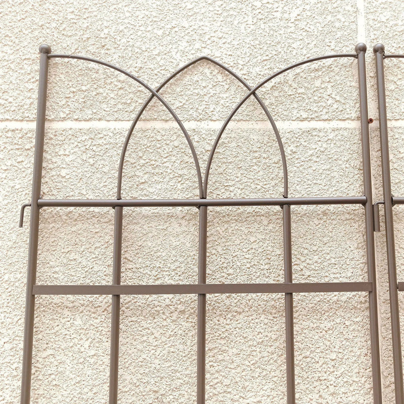 Metal Garden Trellis Rustproof For Climbing Plants Outdoor Flower Support by HouseOfZazla