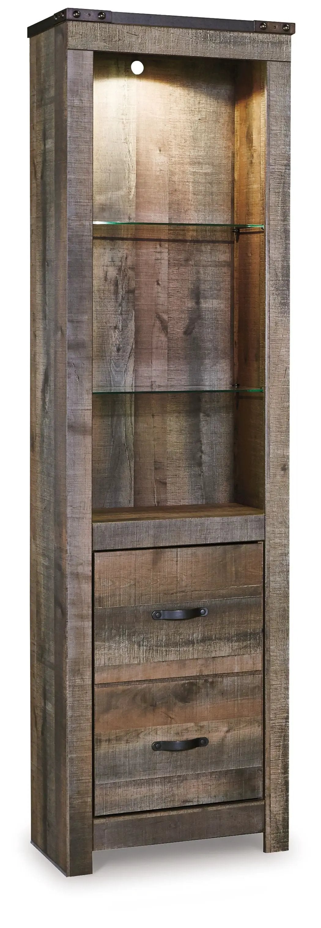 Trinell - Pier - 2-drawers - Brown by Unique Piece Furniture