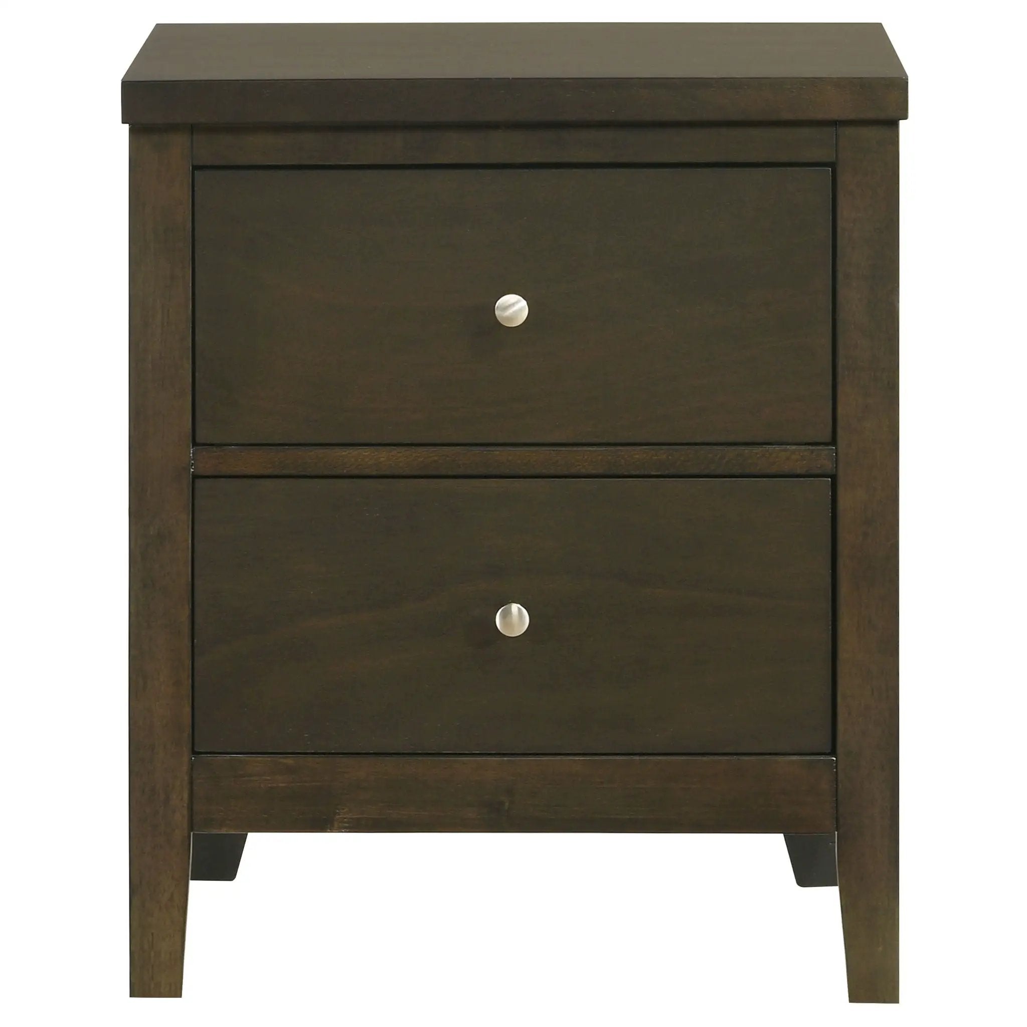 Wilkes 2-drawer Nightstand Bedside Table Dark Cocoa by Unique Piece Furniture