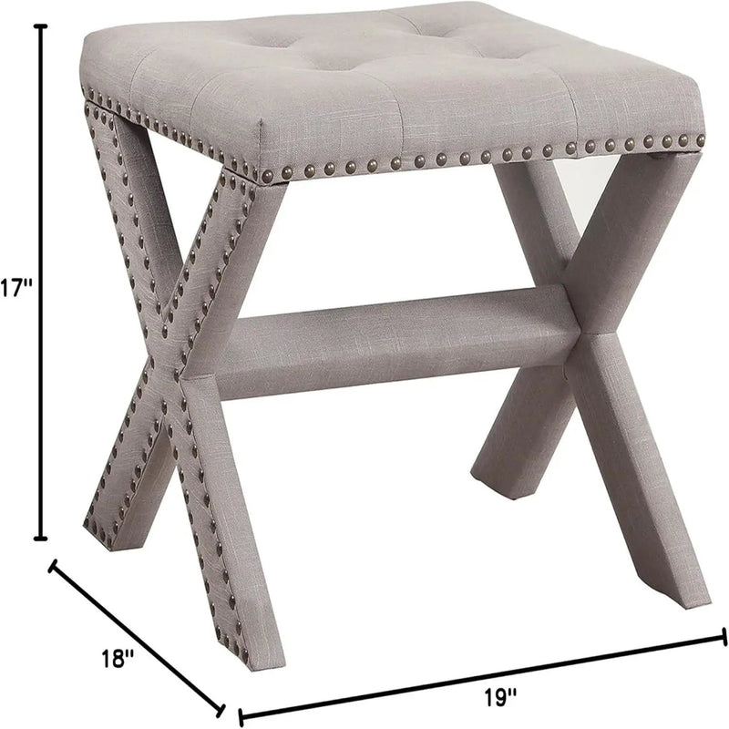 Upholstered Accent Bench With Nailhead Trim by Unique Piece Furniture