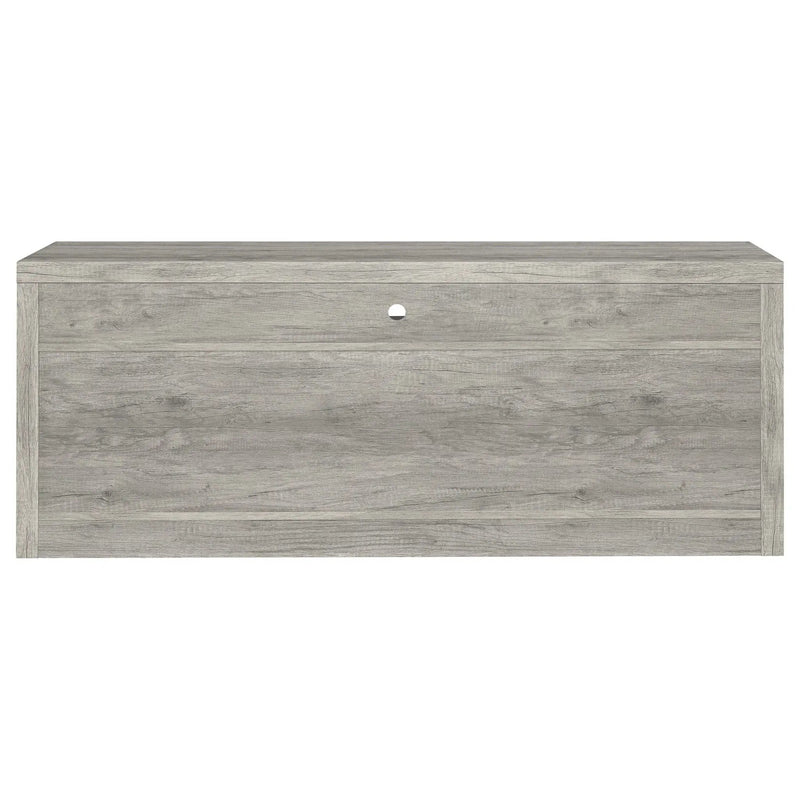 Burke 3-piece 59-inch TV Entertainment Center Grey Driftwood by Unique Piece Furniture
