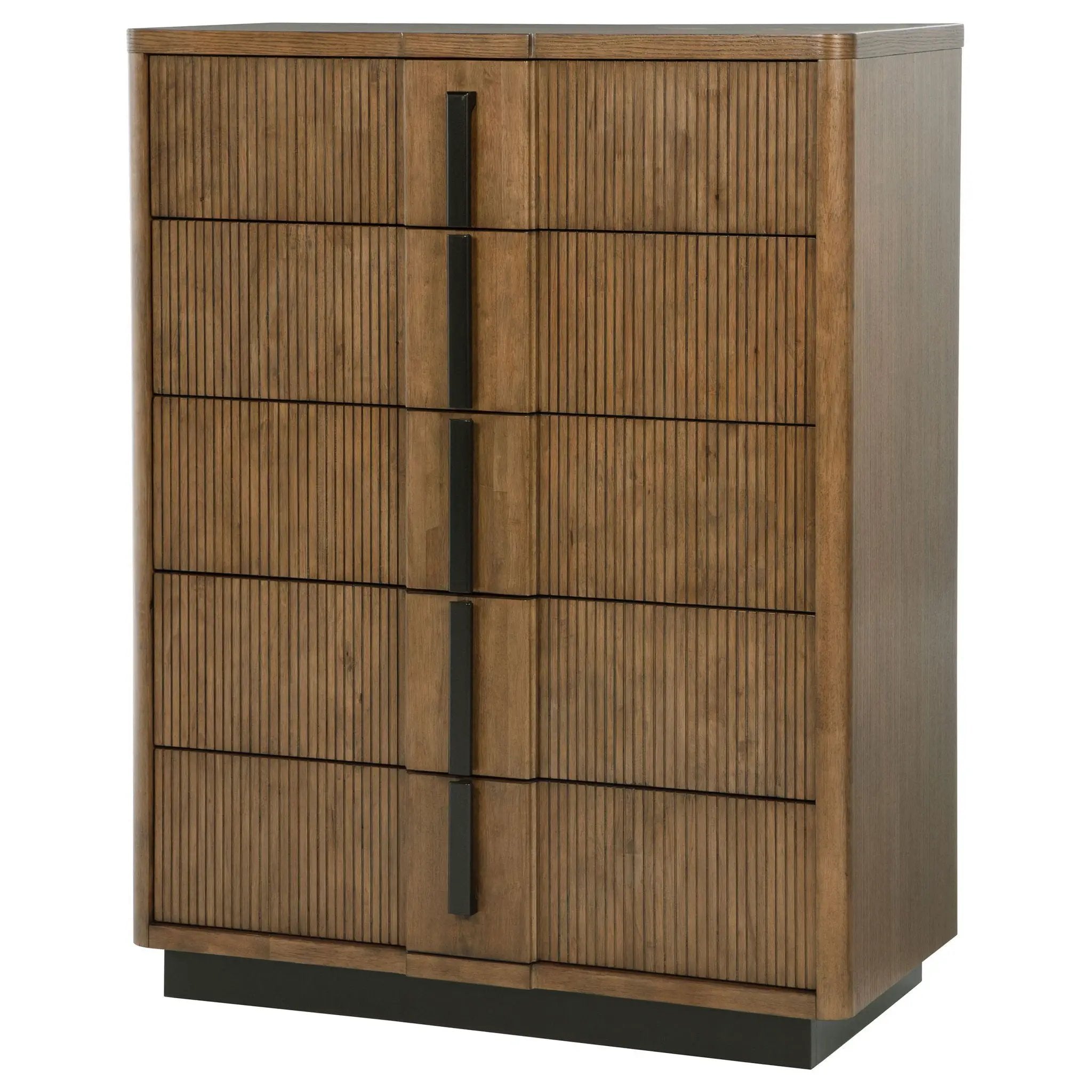 Terrace 5-drawer Chest of Drawers Ash Brown by Unique Piece Furniture