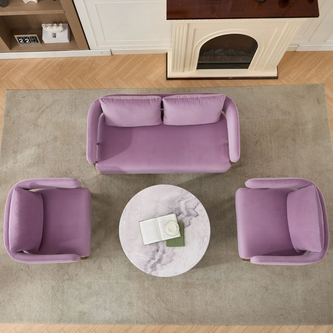 Decorative Upholstered Side Chair For Living Room by Unique Piece Furniture
