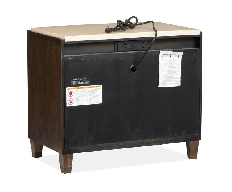 Rowan - Door Nightstand - Espresso by Unique Piece Furniture