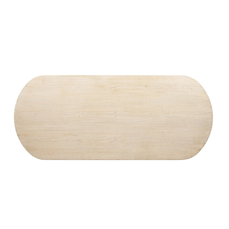 Milo - 8 Seat Oval Dining Table - Natural by HouseOfZazla
