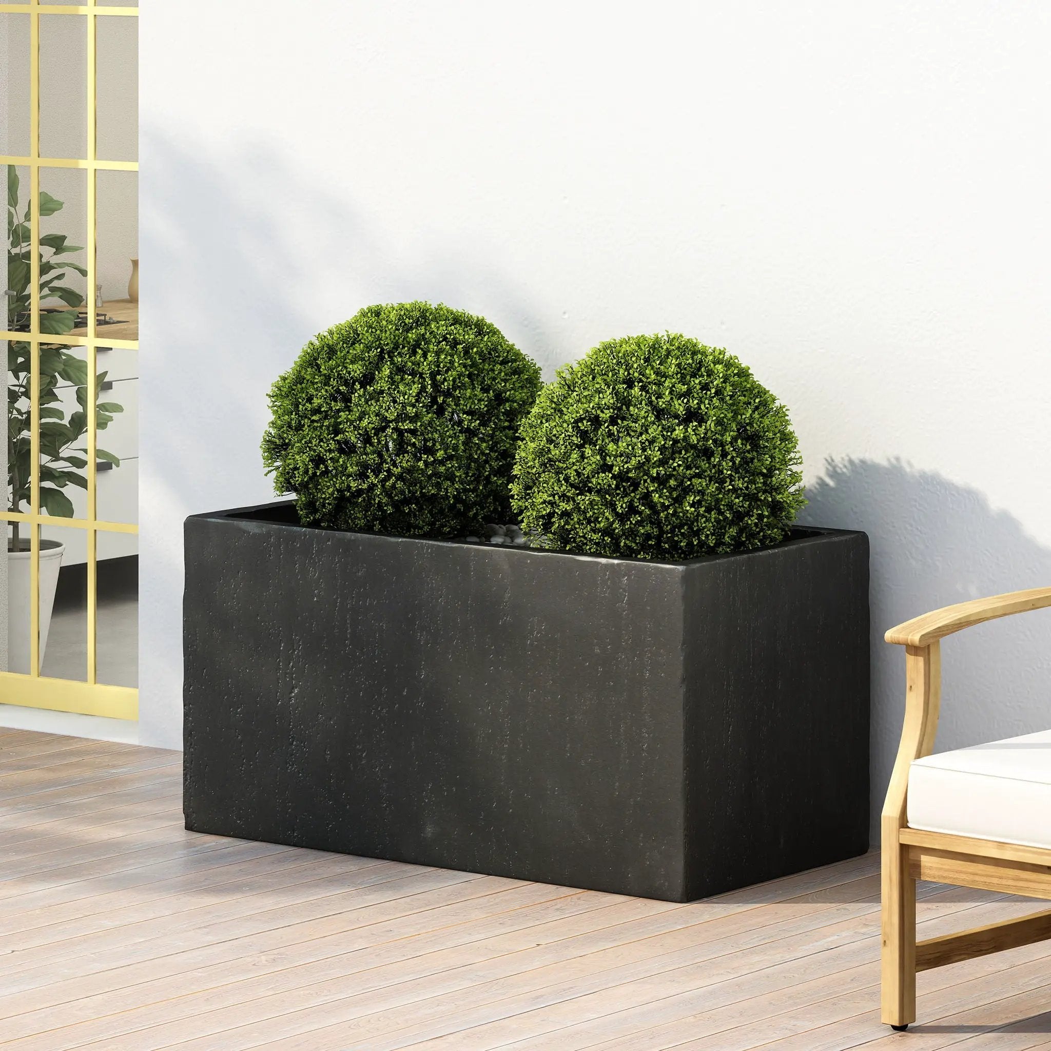 Modern Outdoor Planter by HouseOfZazla