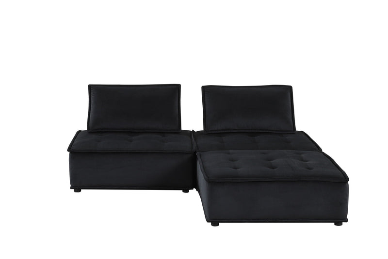 Anna - Stylish Sectional Sofa Ottoman by HouseOfZazla