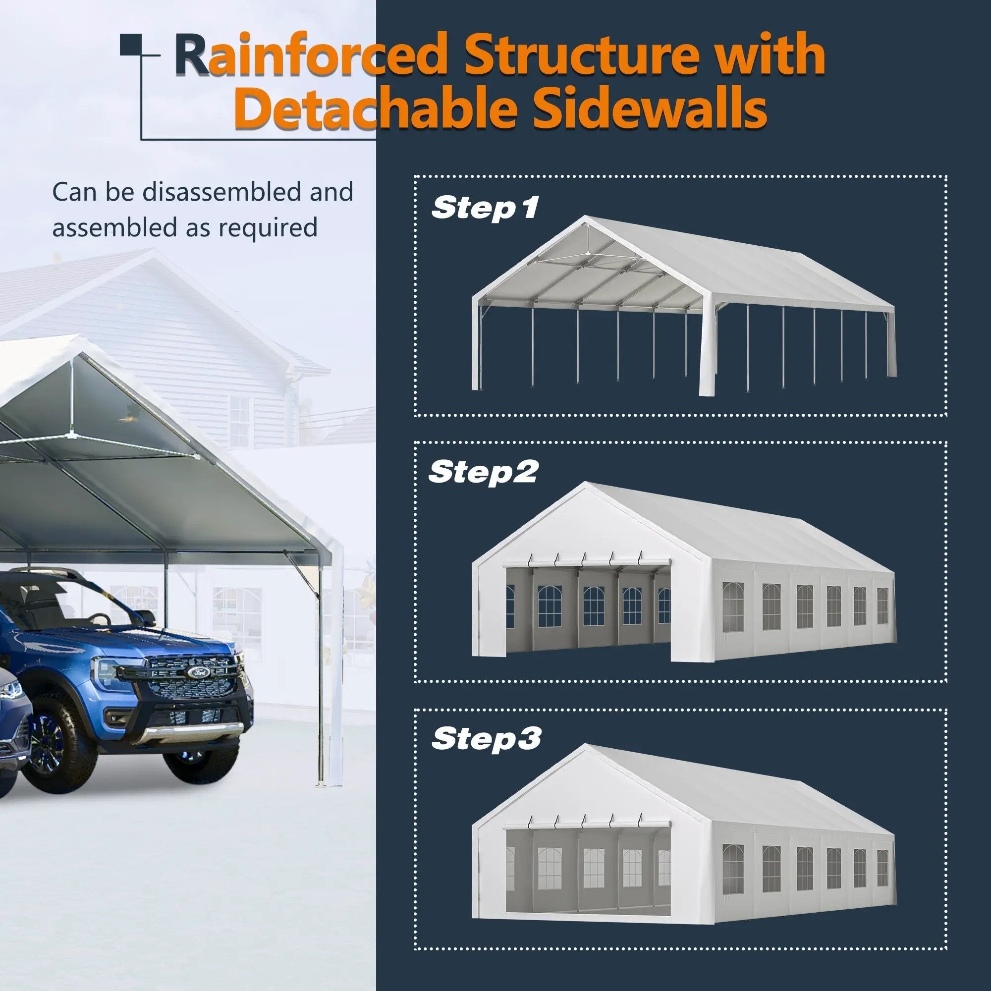 20x40FT Party Tent Heavy Duty, Large Wedding Event Shelters by HouseOfZazla