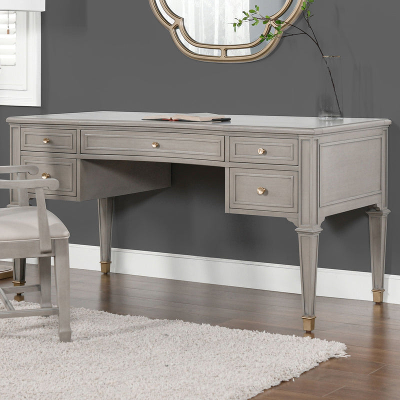 Dauphin - 5 Drawer Executive Desk by HouseOfZazla